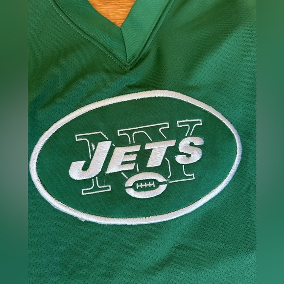 New York Jets Women’s Green Halter Top w/ Sheer Sleeves - Size L - NWT - Picture 2 of 9